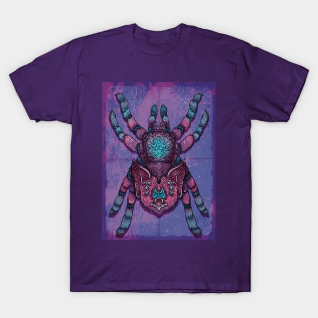 Surreal Insects - Tarantula Bat T-Shirt by Milena Deneno Art